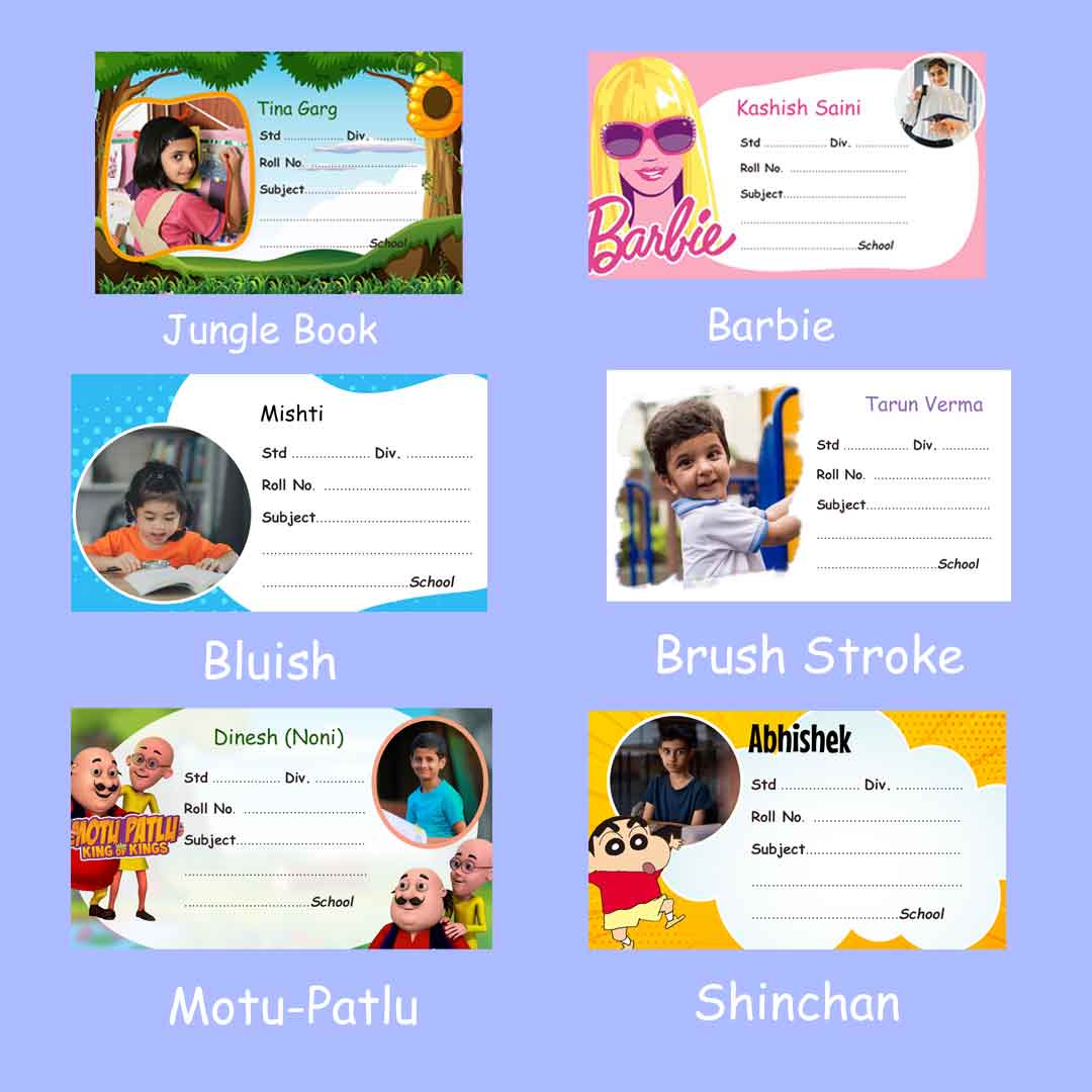 Customized School Labels With Name | 12x18" Sheet with 36 Labels - Image 10