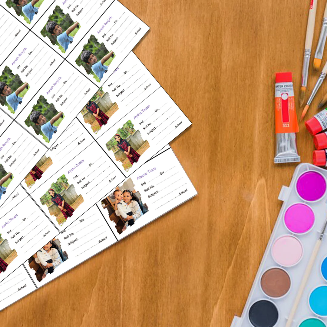 Customized School Labels With Name | 12x18" Sheet with 36 Labels - Image 16