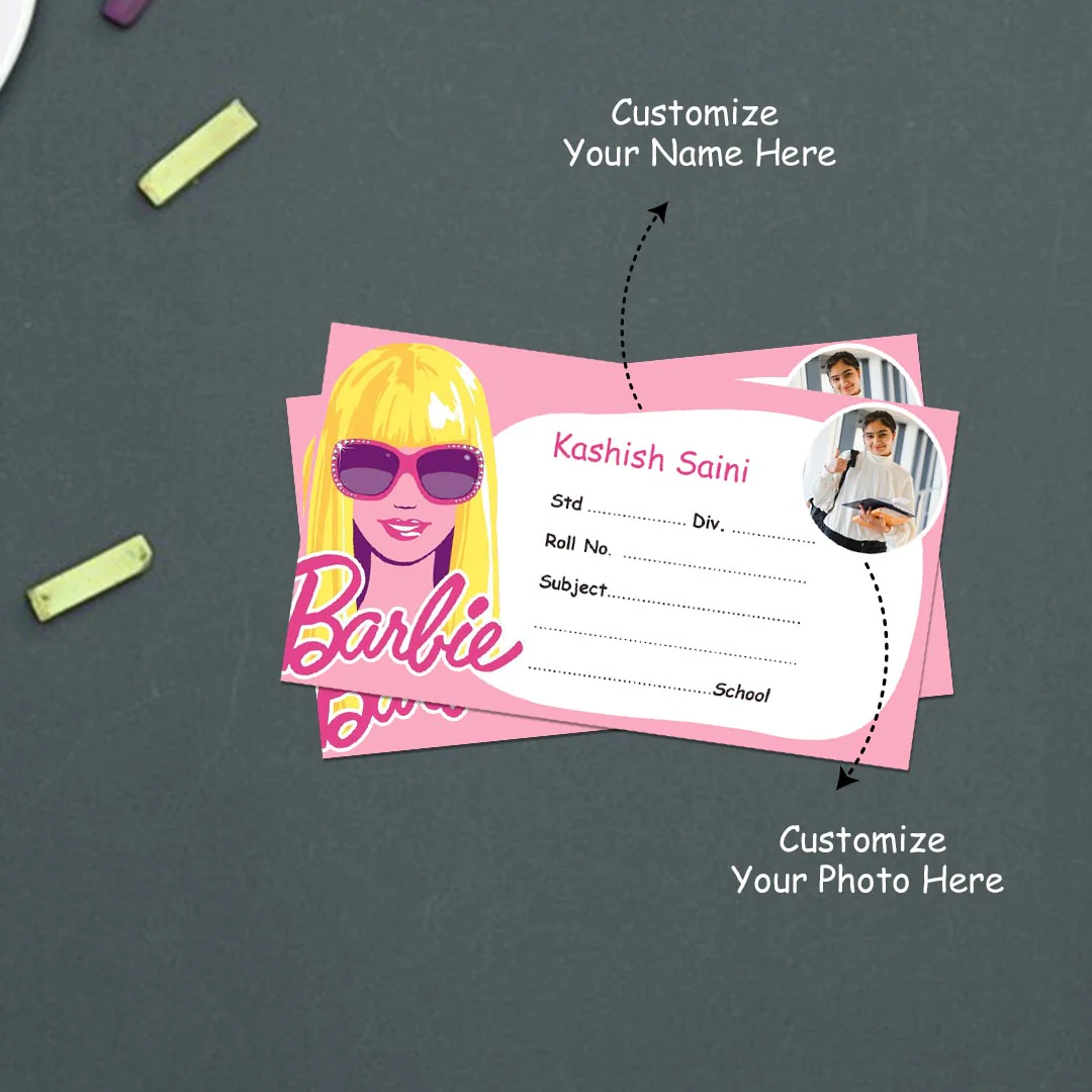 Customized School Labels With Name | 12x18" Sheet with 36 Labels - Image 19