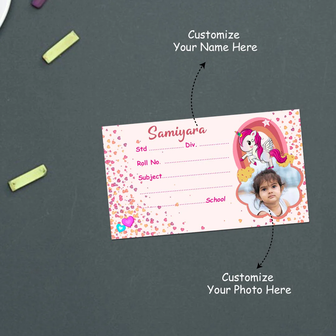 Customized School Labels With Name | 12x18" Sheet with 36 Labels - Image 20