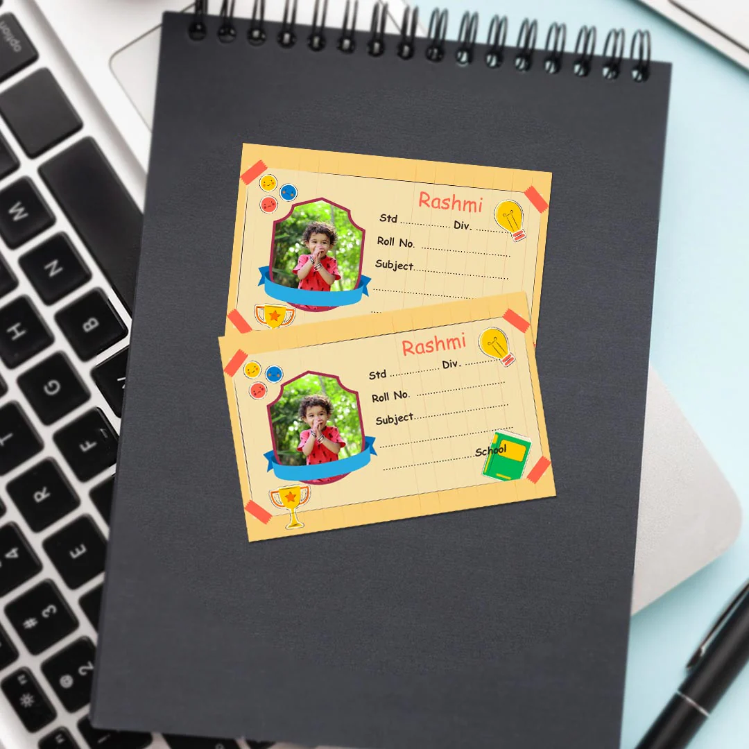 Customized School Labels With Name | 12x18" Sheet with 36 Labels - Image 25