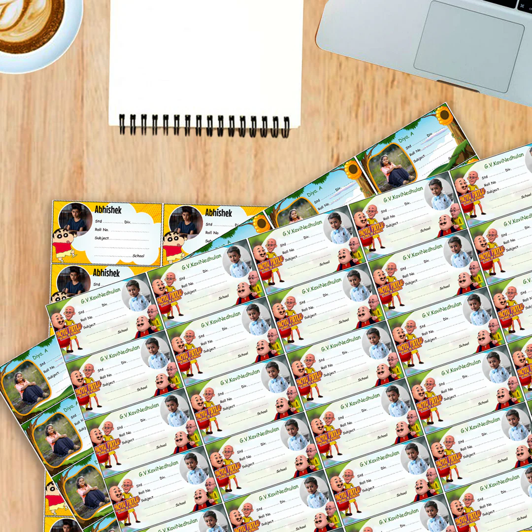 Customized School Labels With Name | 12x18" Sheet with 36 Labels - Image 4