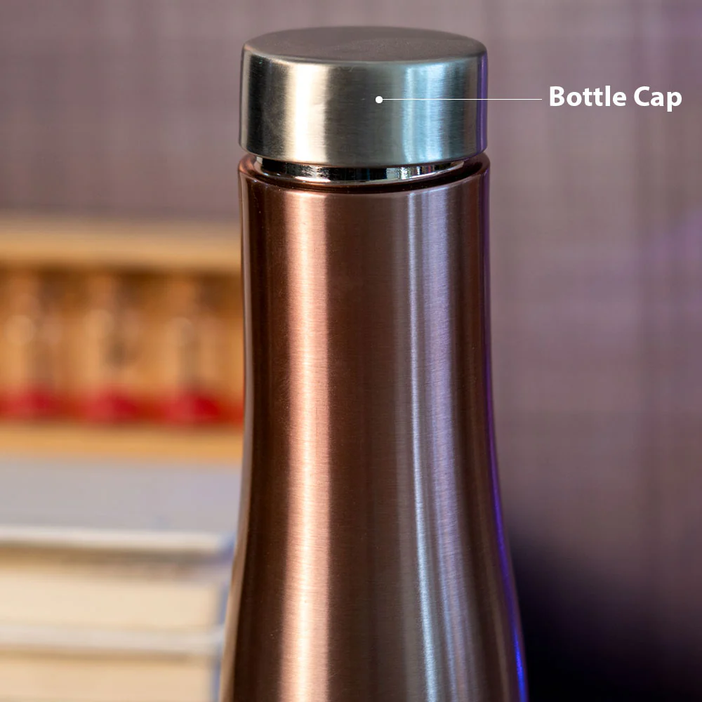 Customized Golden Stainless Water Bottle - Image 3