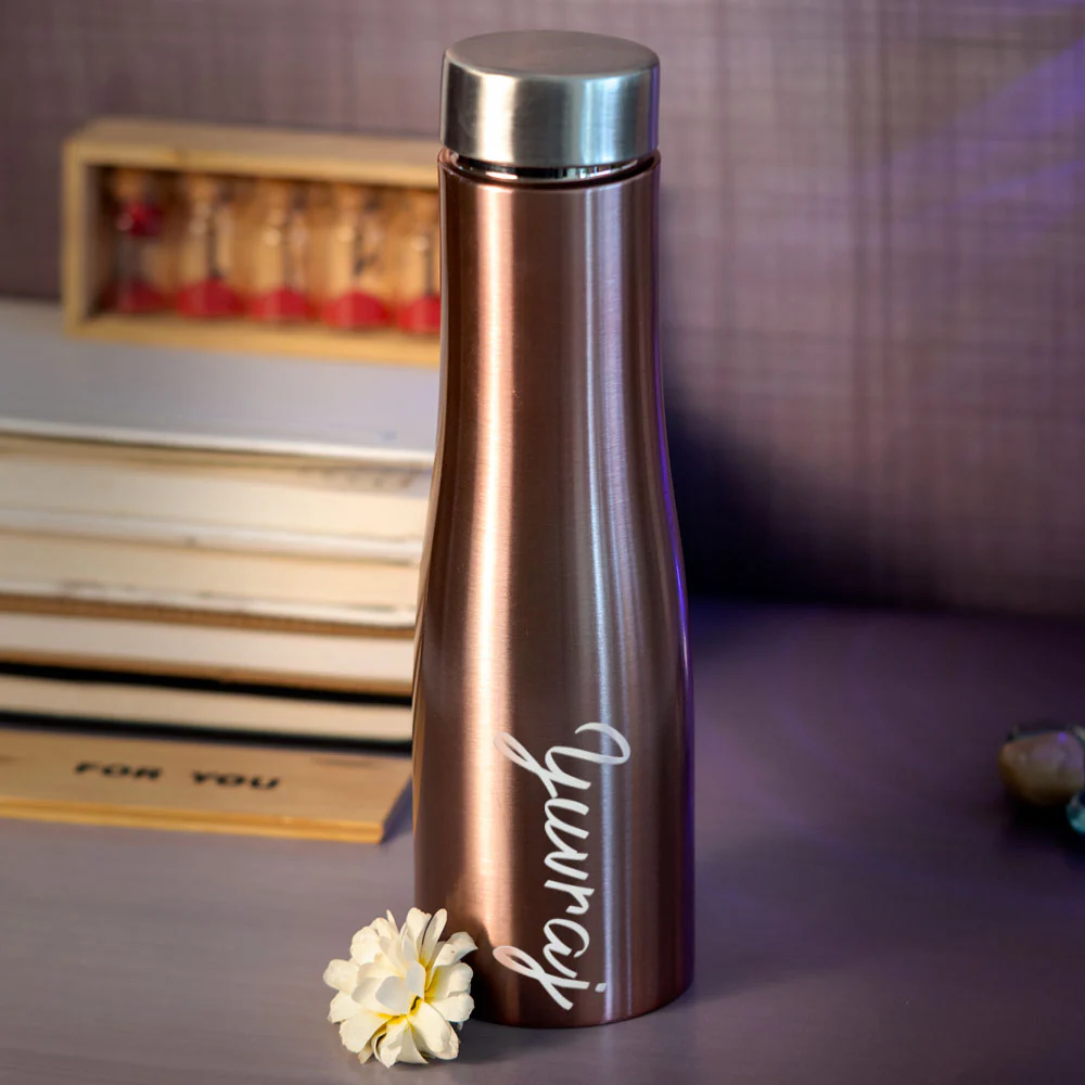 Customized Golden Stainless Water Bottle - Image 4