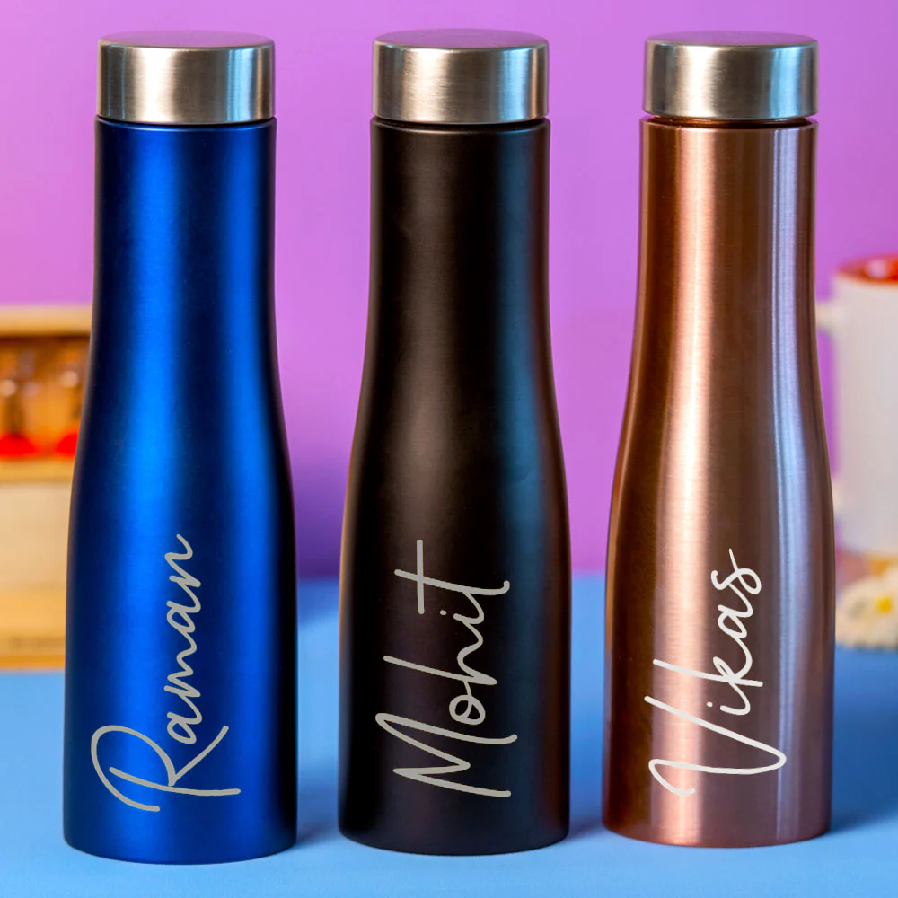 Customized Golden Stainless Water Bottle - Image 5