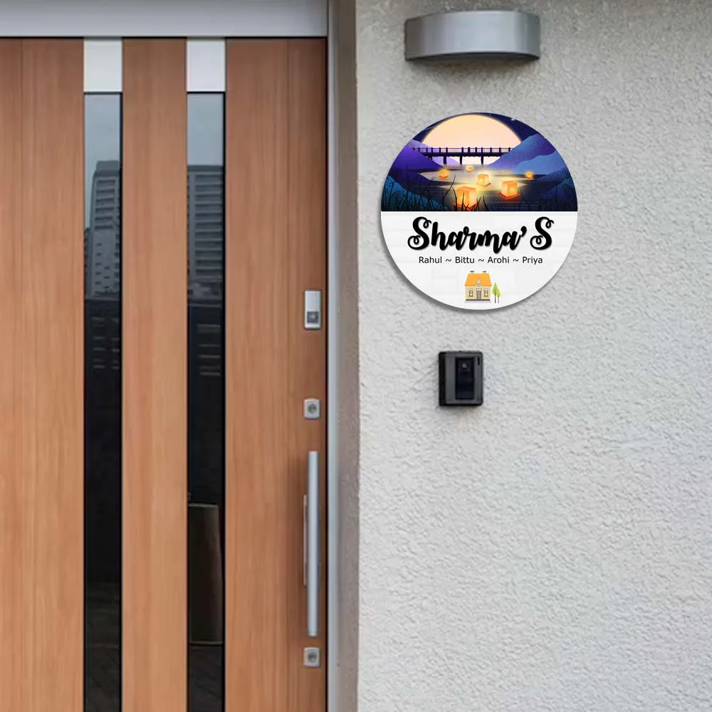 Customized Sublimation Home Name Plates-12x12" - Image 2