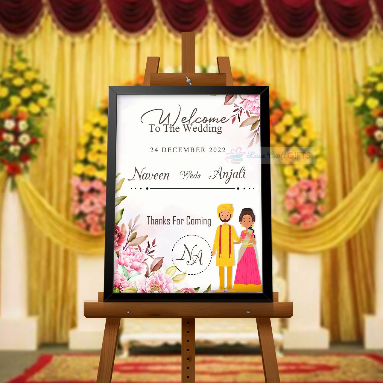 CUSTOMIZED WEDDING BOARD