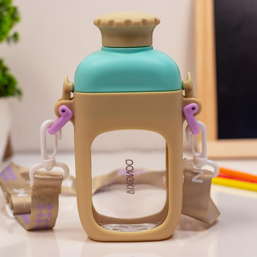 Cute Wink Face Kids Water Bottle - Image 14