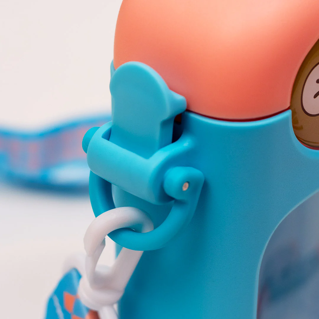 Cute Wink Face Kids Water Bottle - Image 18