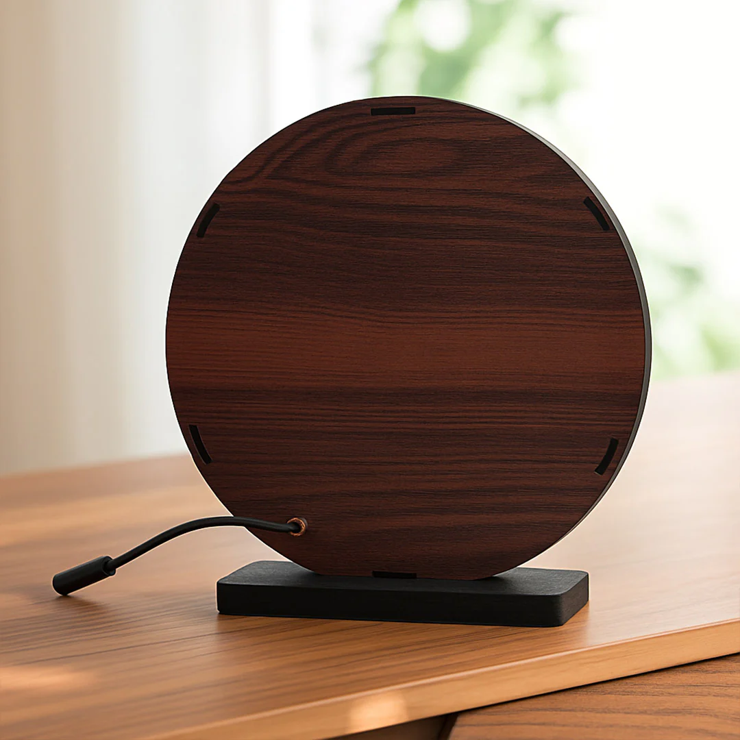 Deer Wooden LED Lamp-8x8" - Image 2