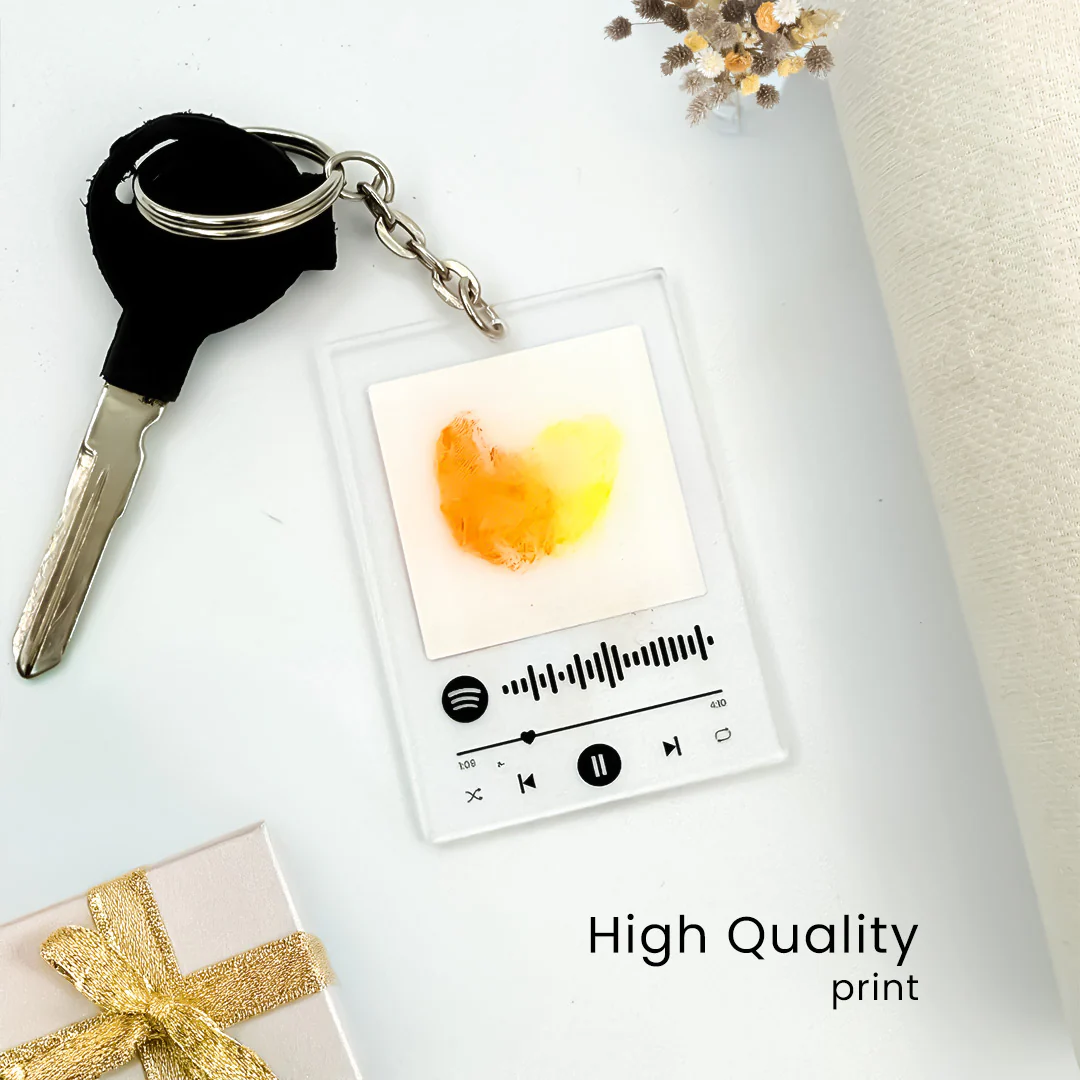 DIY Thumbprint Spotify Keychain - Image 3