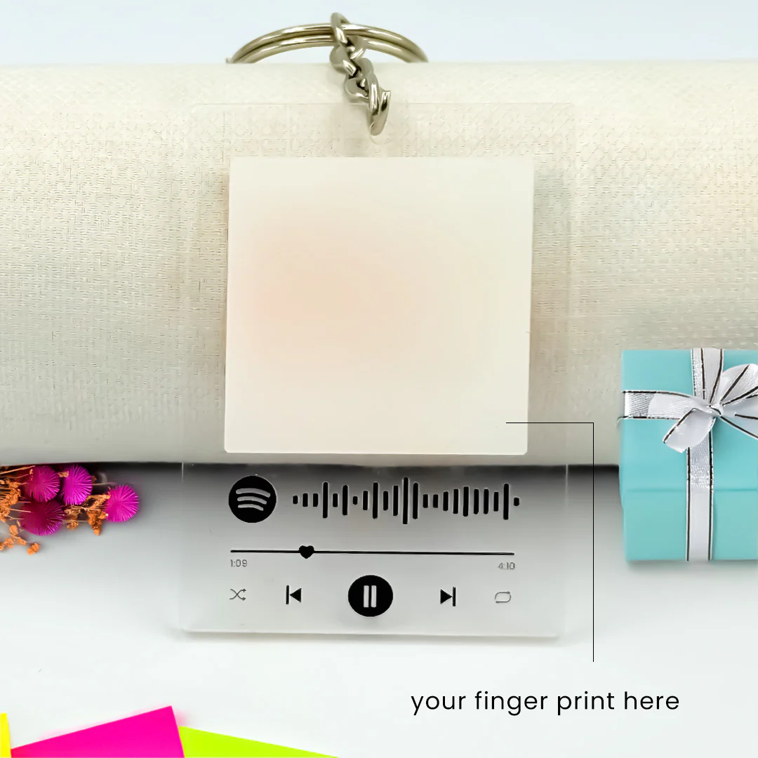 DIY Thumbprint Spotify Keychain - Image 5