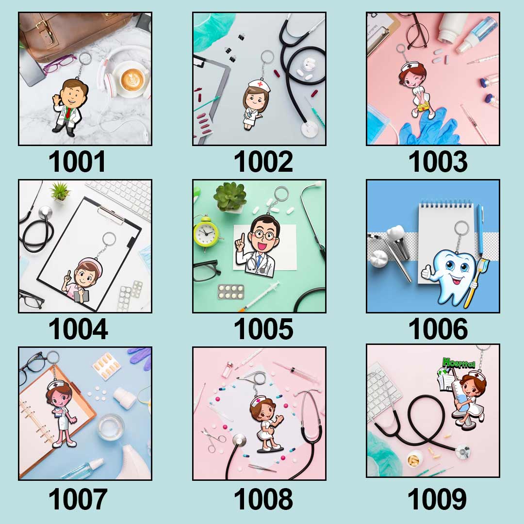 Doctor & Nurses Keychain- Made for Hospitals & Clinics - Image 31