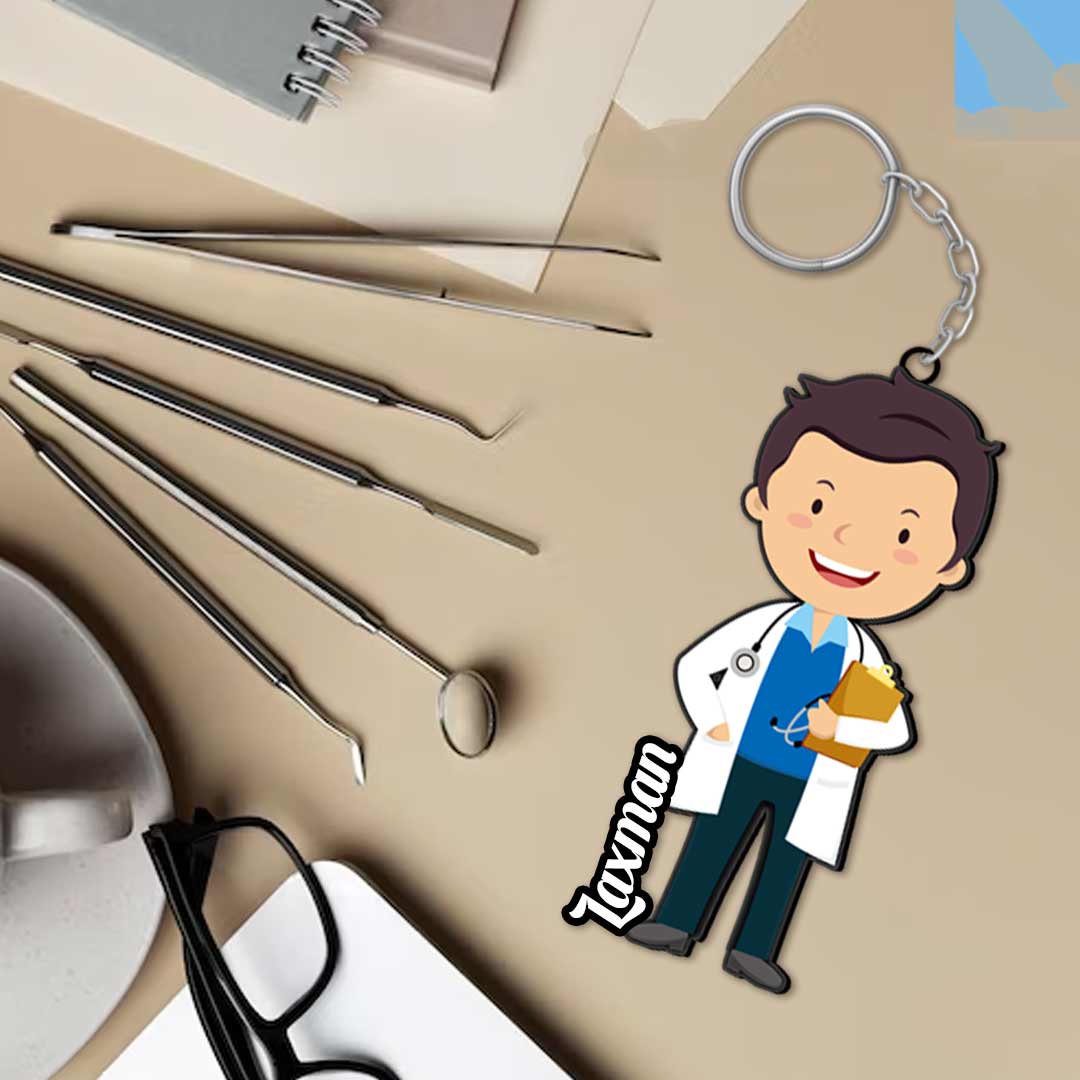 Doctor Keychain With Name - Image 10
