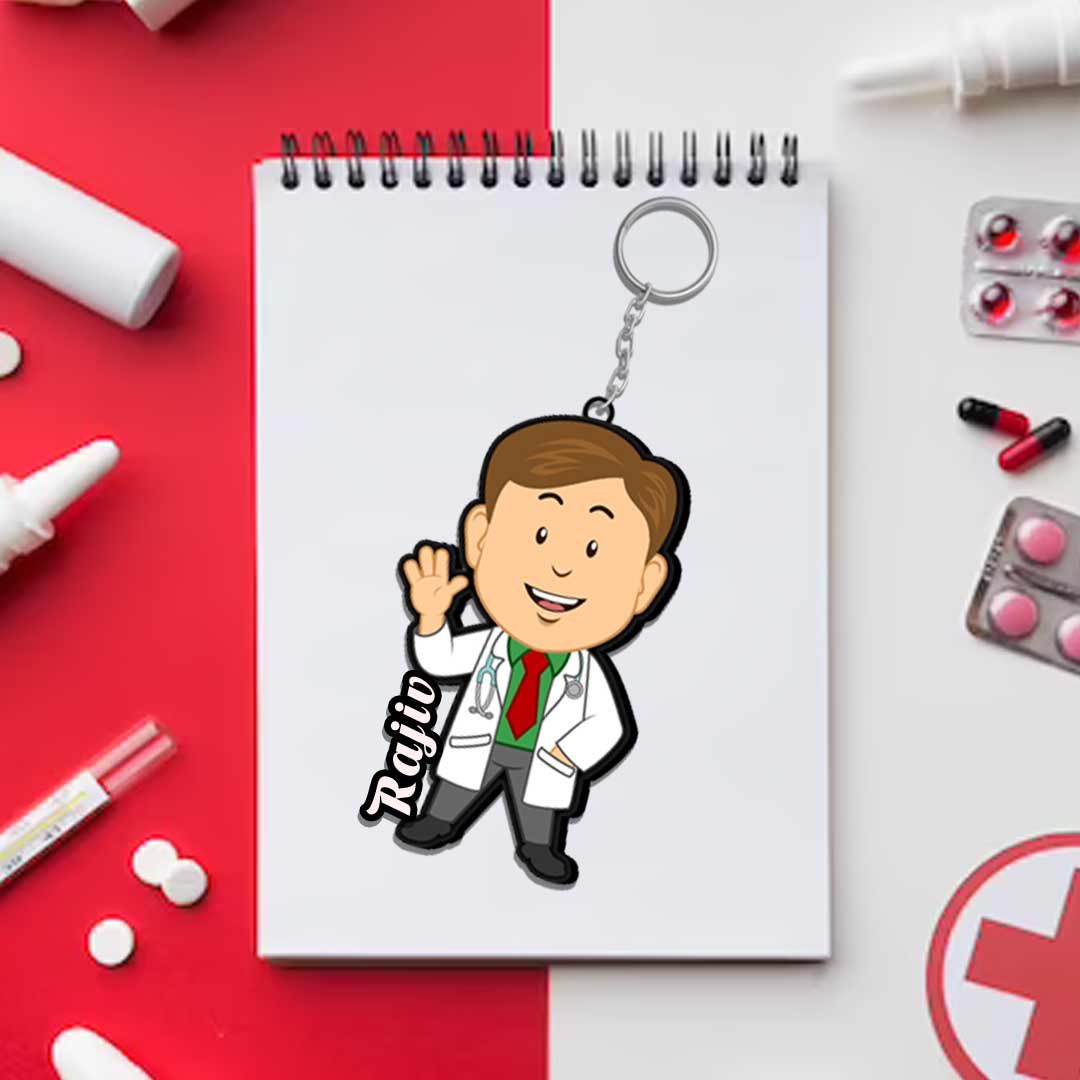 Doctor Keychain With Name - Image 13