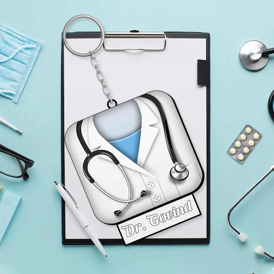 Doctor Keychain With Name - Image 4