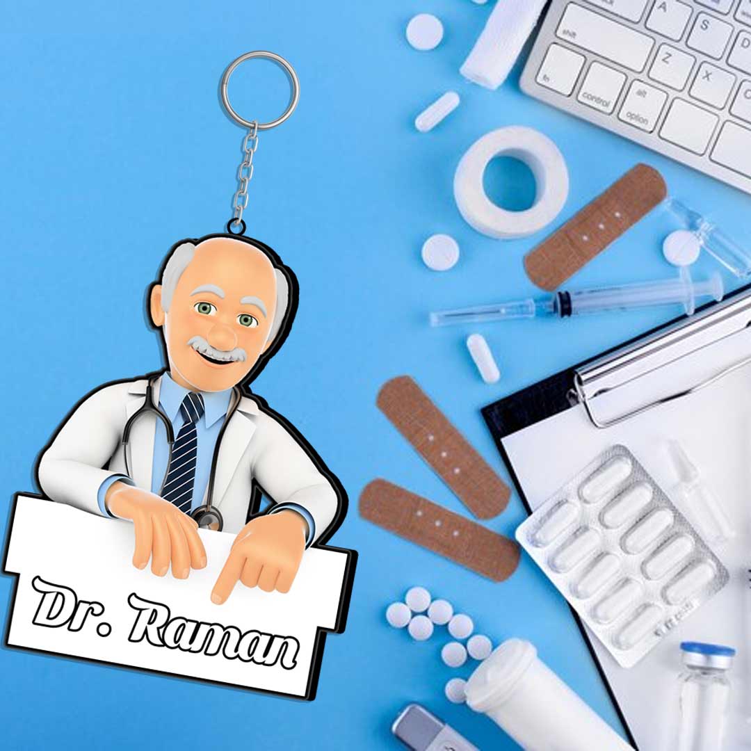 Doctor Keychain With Name - Image 6