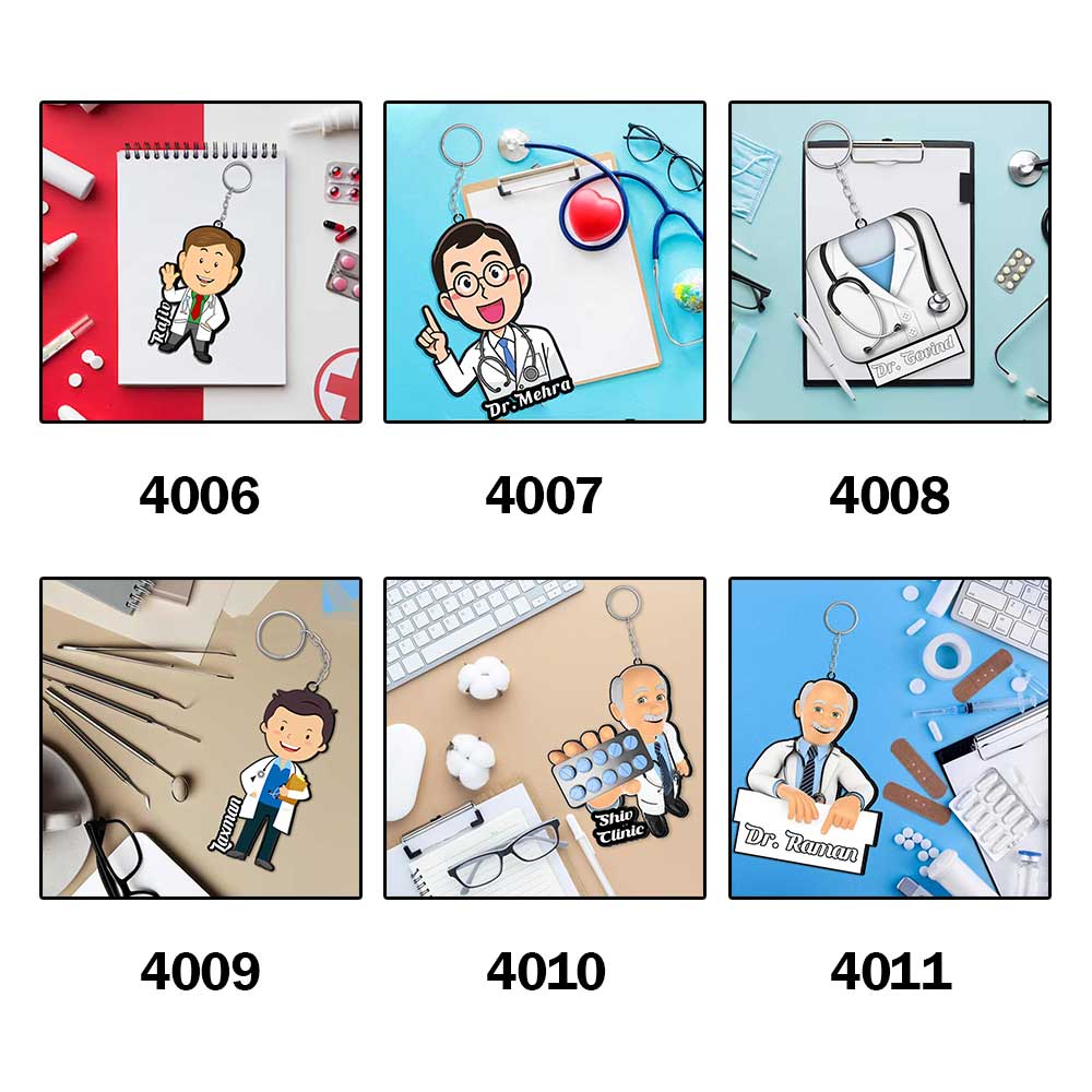 Doctor Keychain With Name - Image 7