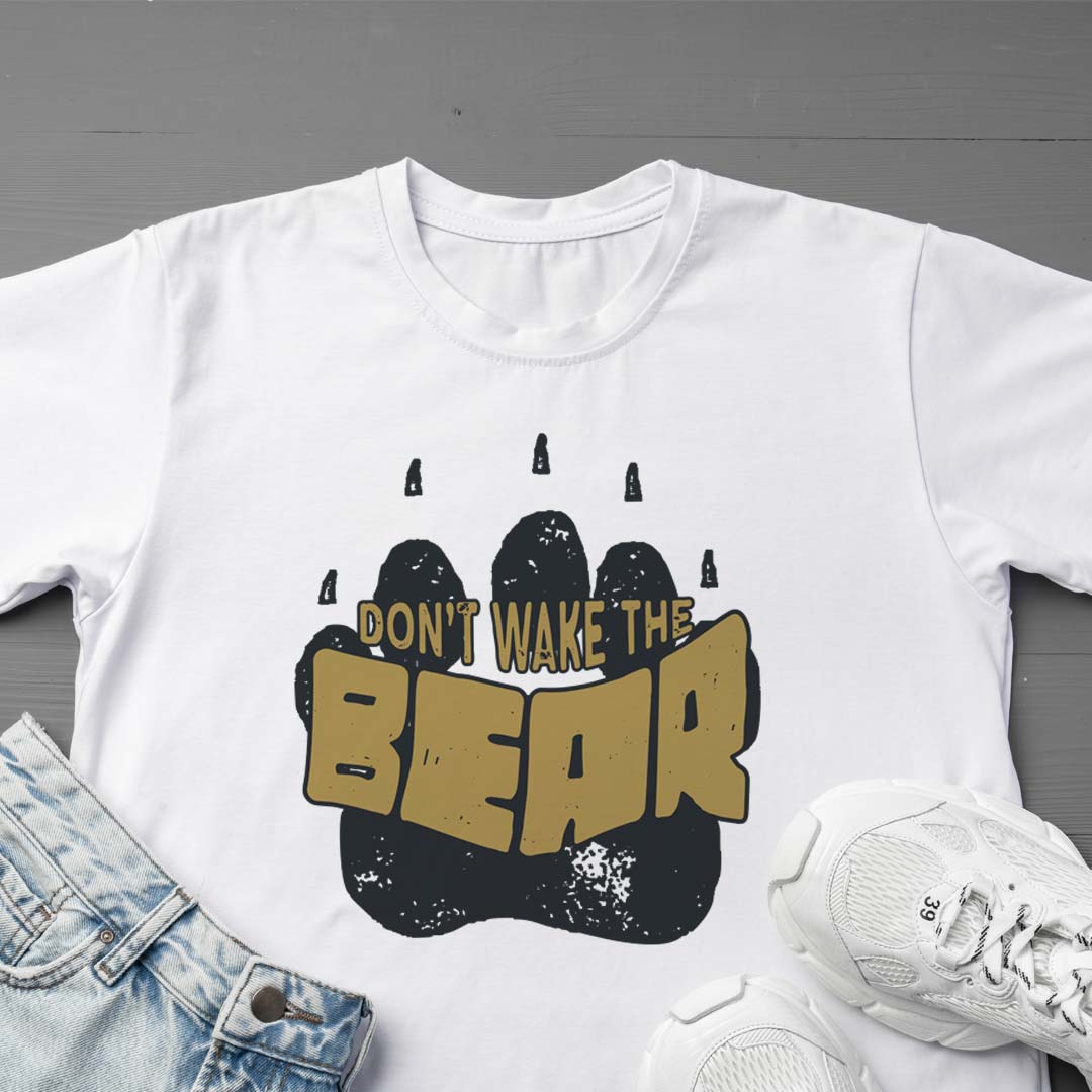 Don't Wake The Bear Printed T-shirt