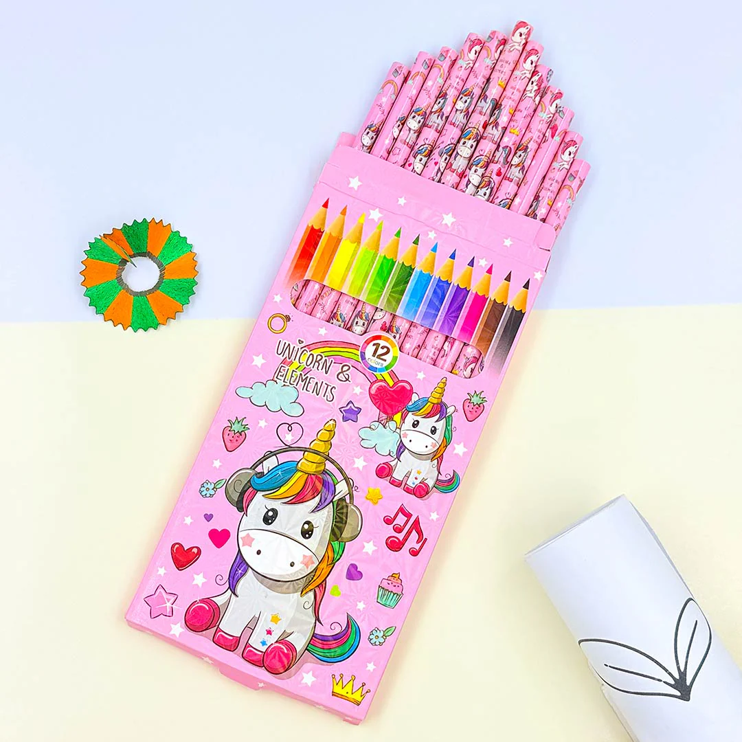 Drawing Paper Graffiti Scroll With Custom 12 Colorful Pencils Set - Image 8