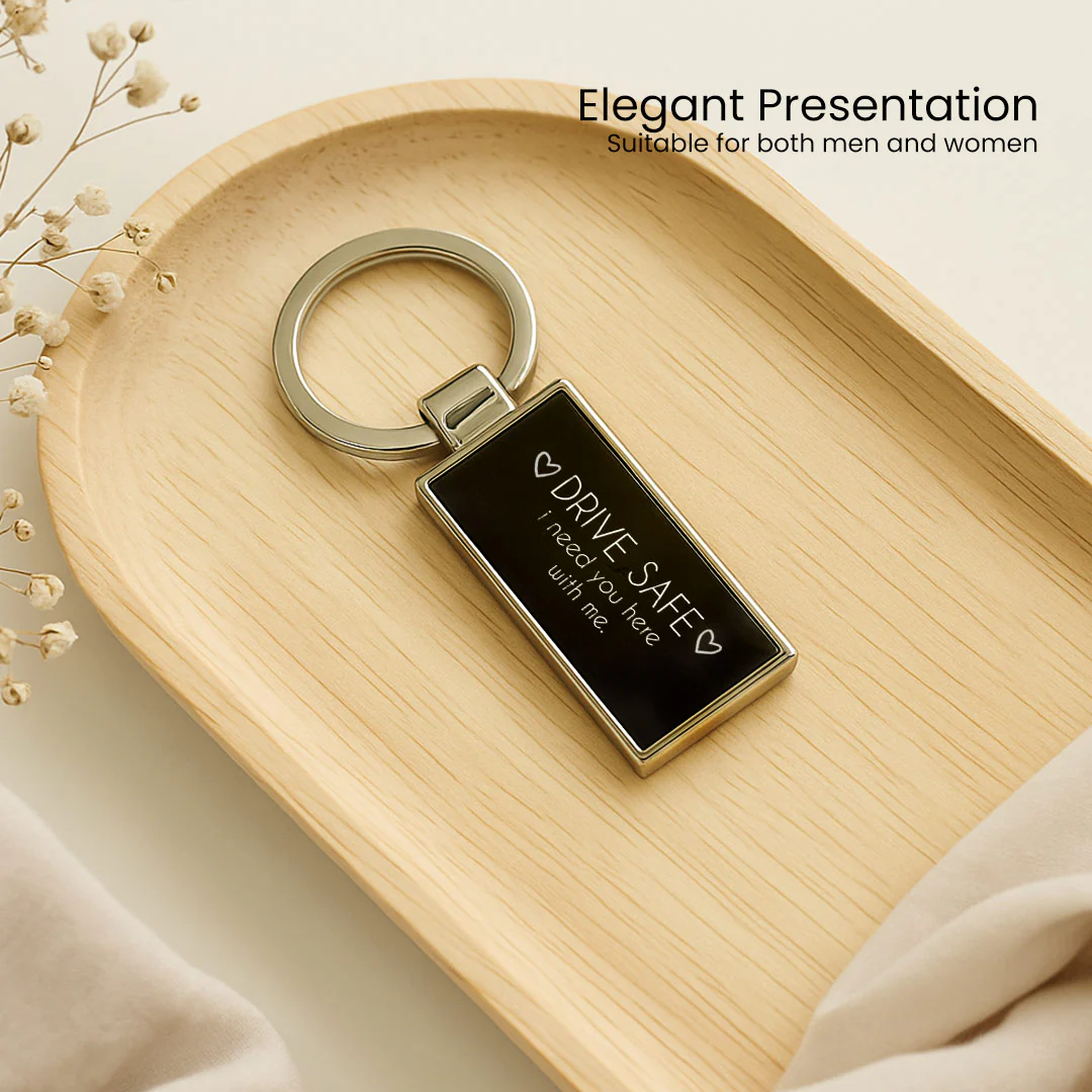 Drive Safe Quote Keychain- 5x2cm - Image 5