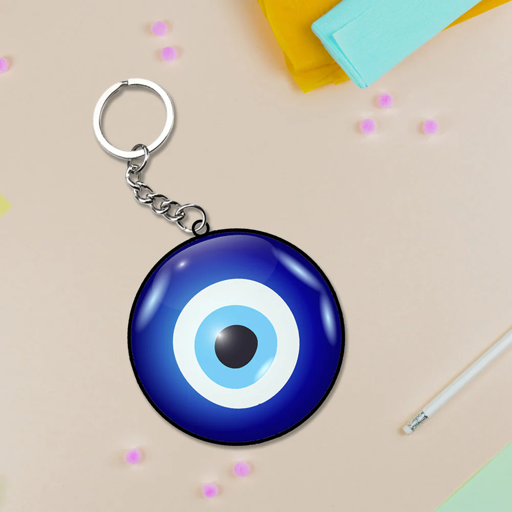 Evil Eye Keychain | Good Luck Charm Keychain
