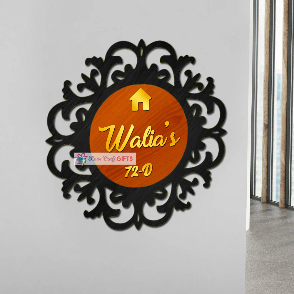 Exclusive Wooden Home Name Plates-12x15" - Image 3