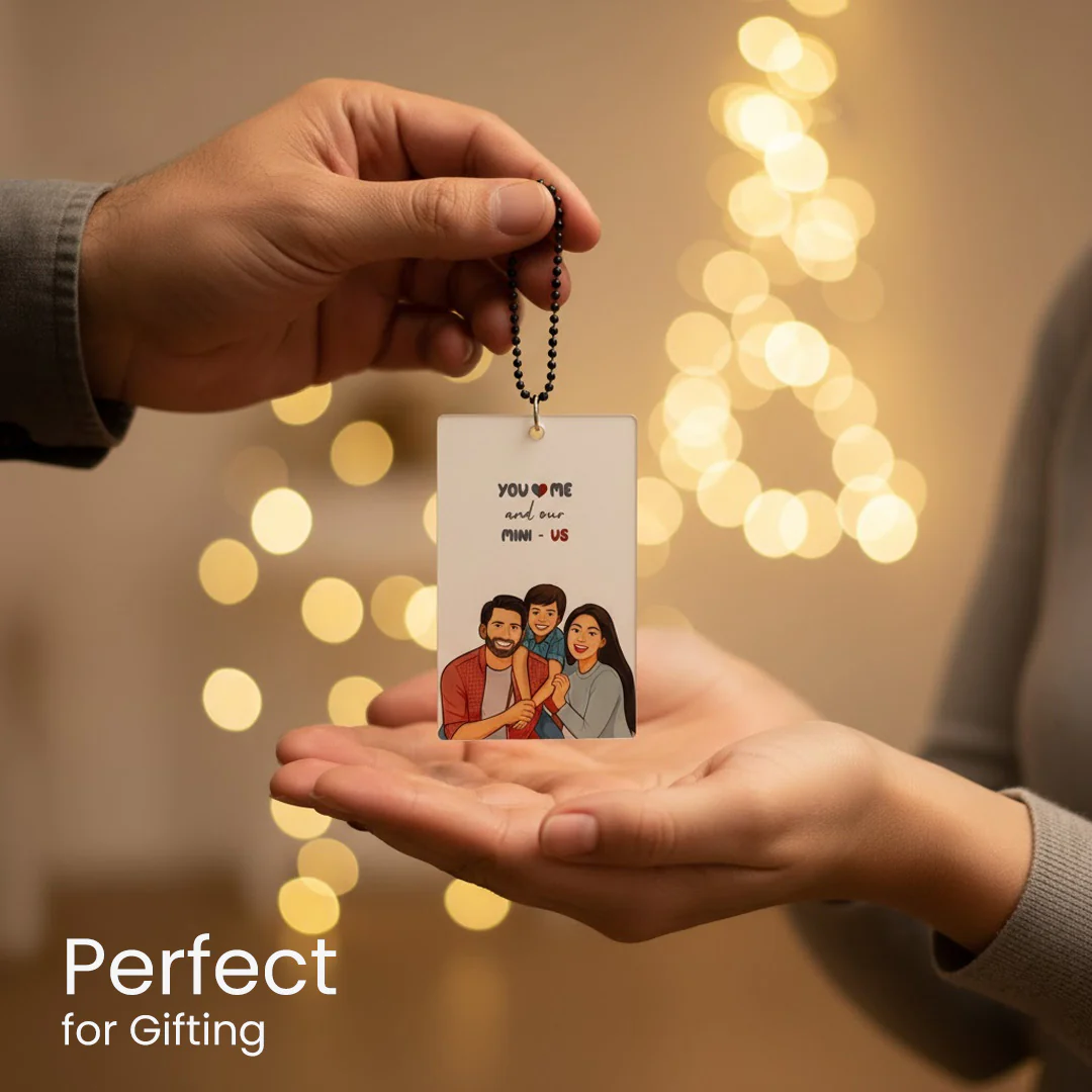 Family Portrait Car Hanger – 3.25×2 inch - Image 6