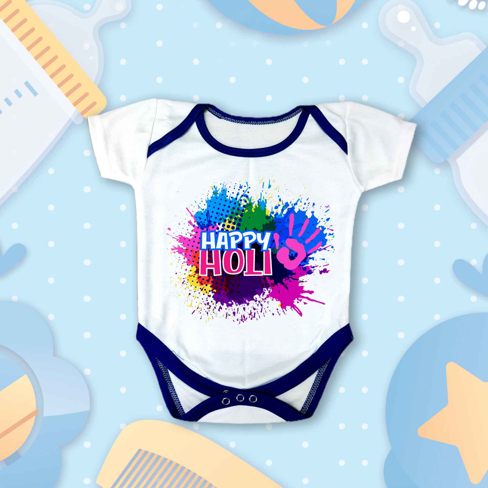 First Holi T-shirts For Kids