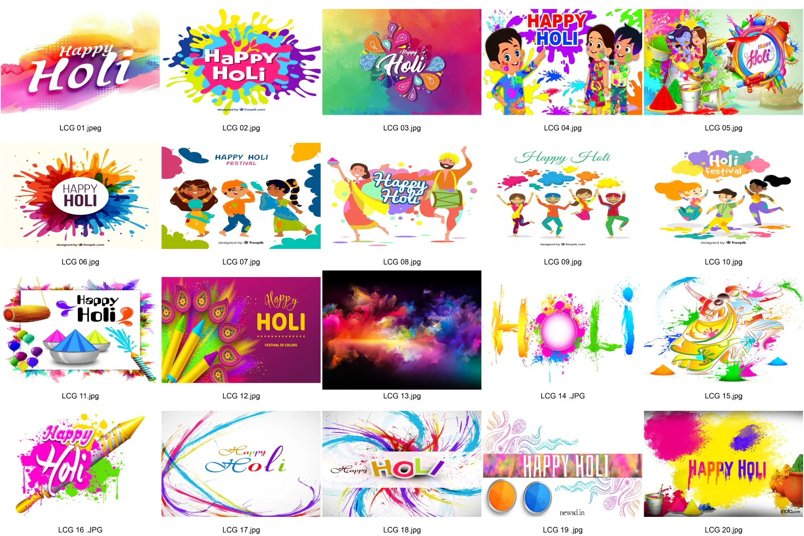 First Holi T-shirts For Kids - Image 10