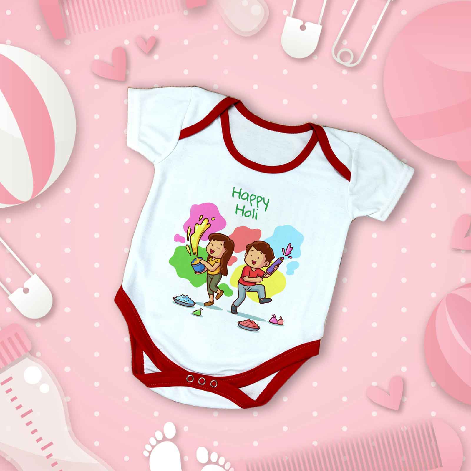 First Holi T-shirts For Kids - Image 14