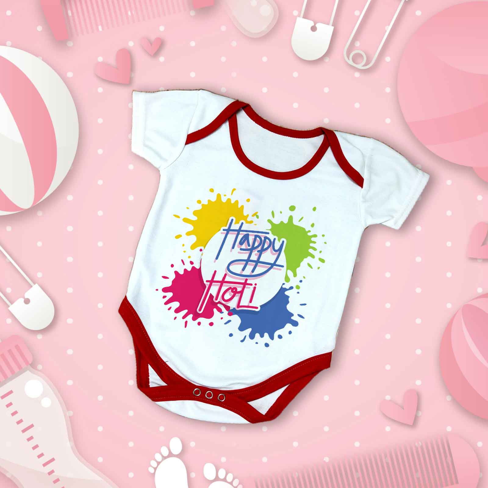 First Holi T-shirts For Kids - Image 18