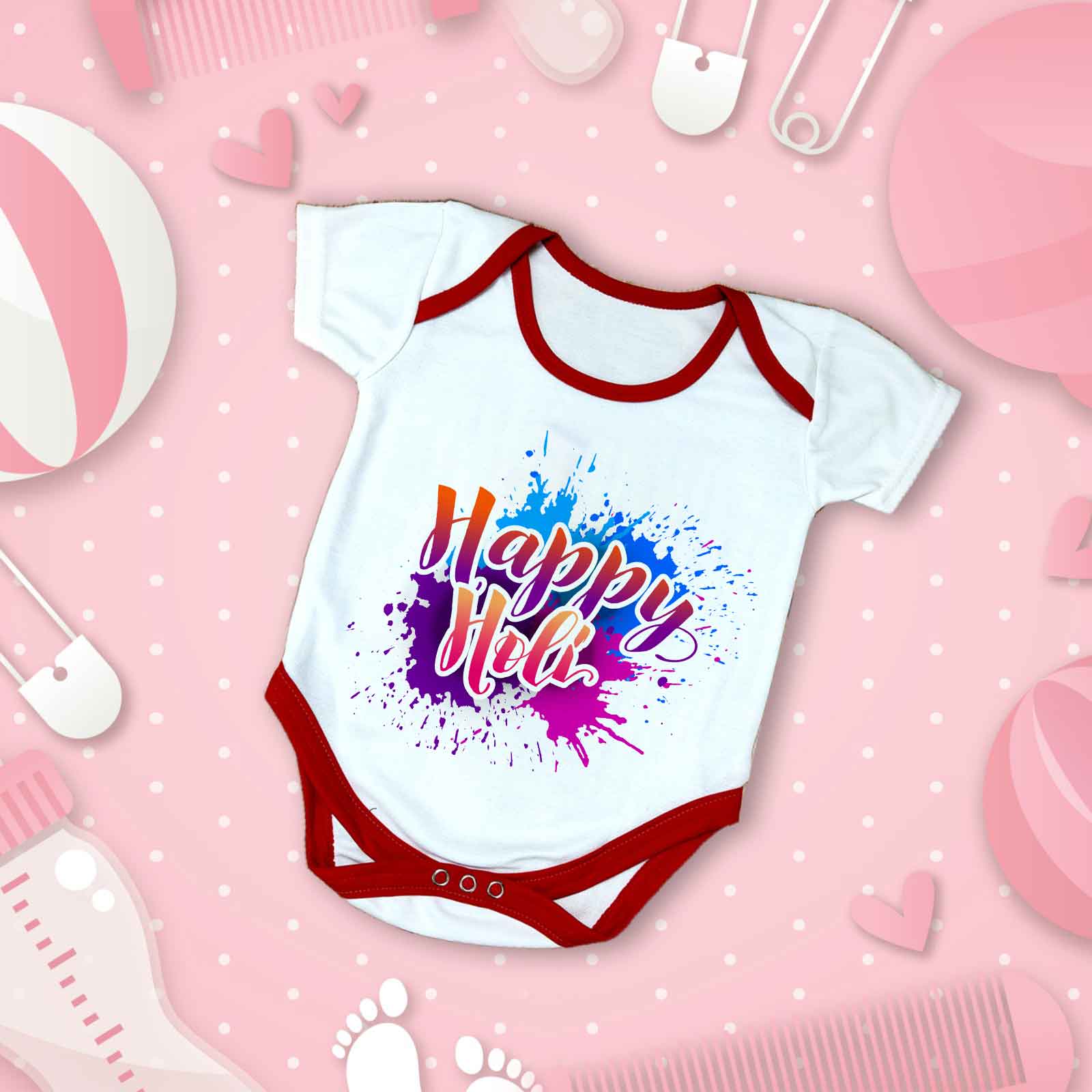First Holi T-shirts For Kids - Image 2