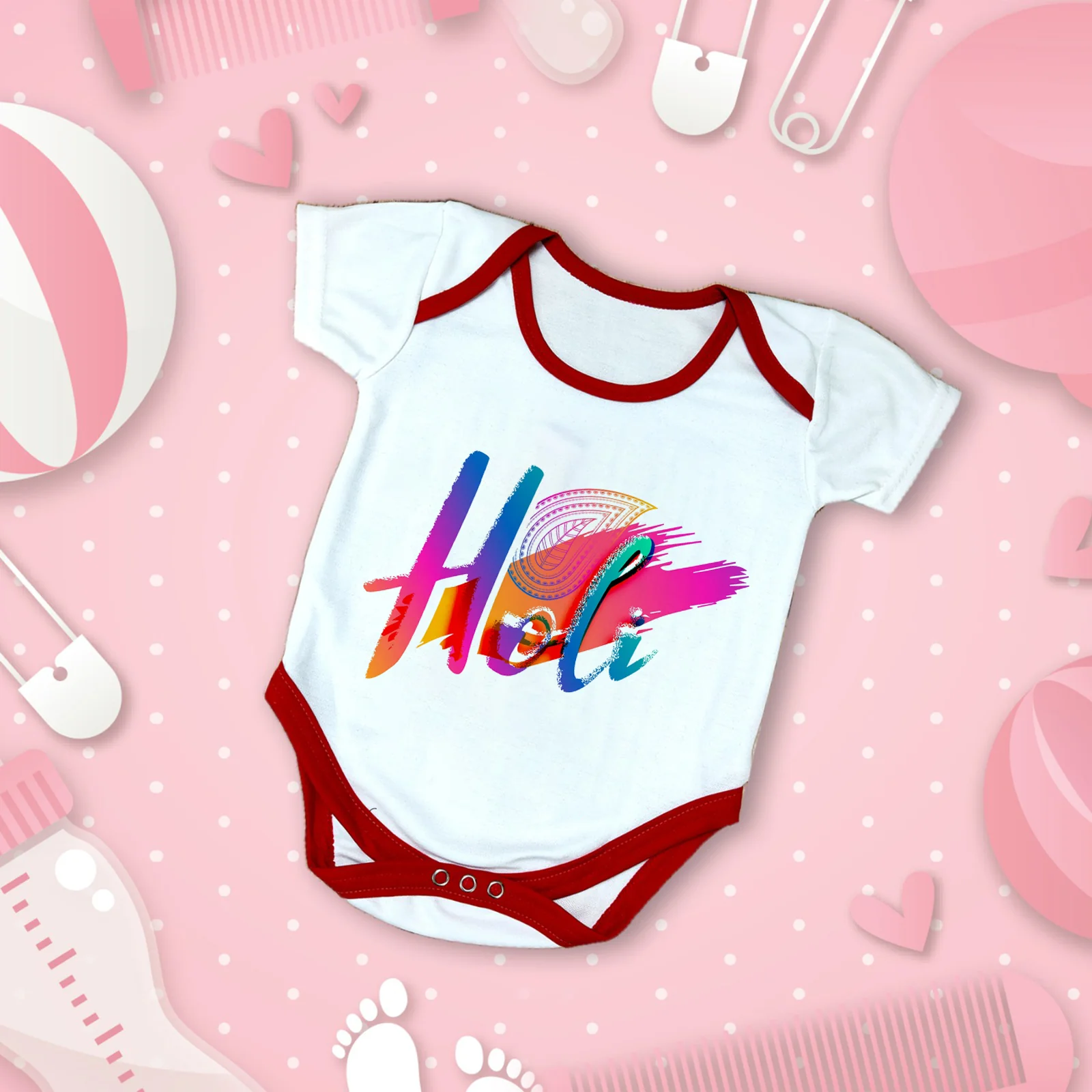 First Holi T-shirts For Kids - Image 21