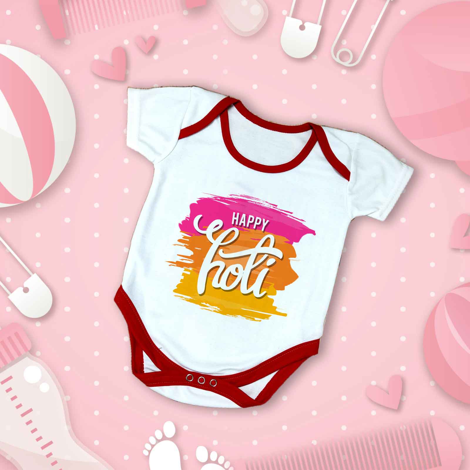 First Holi T-shirts For Kids - Image 4