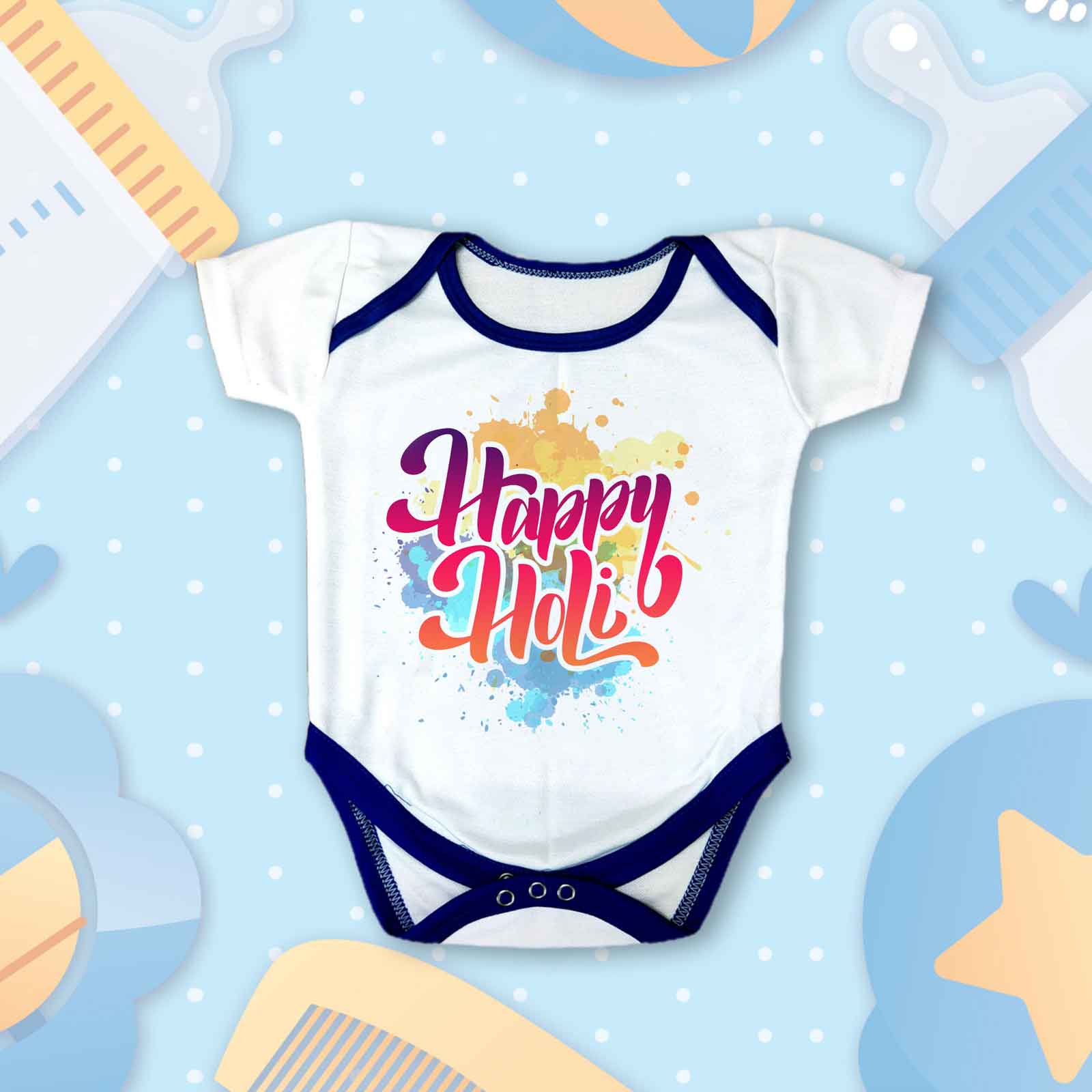 First Holi T-shirts For Kids - Image 6