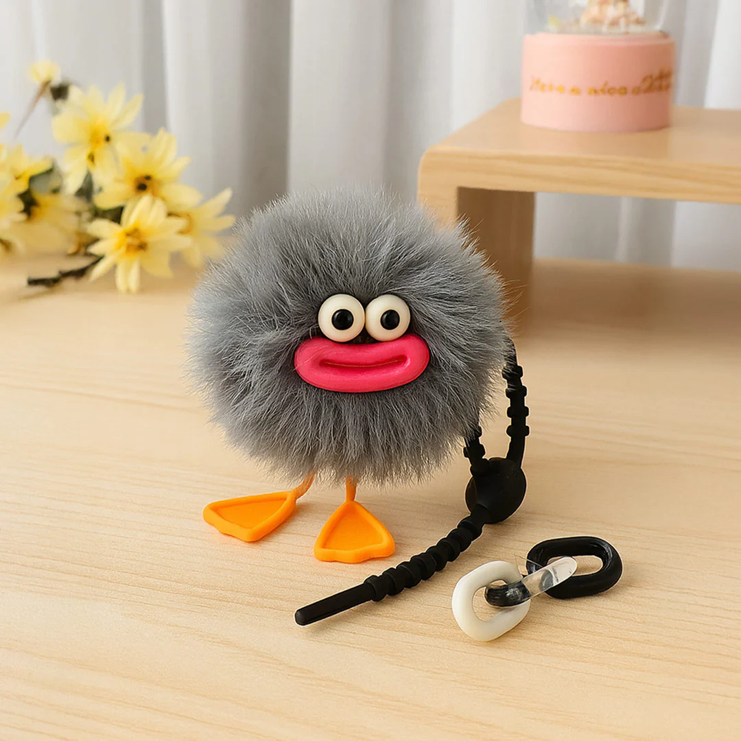 Fluffy Duck Bag Charm - Image 4