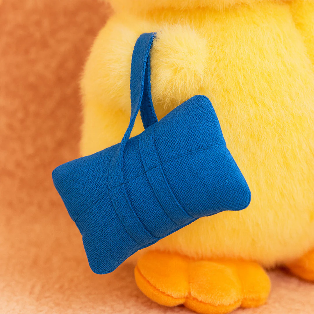 Fluffy Duck Plush Toy – Hat Style - Image 4