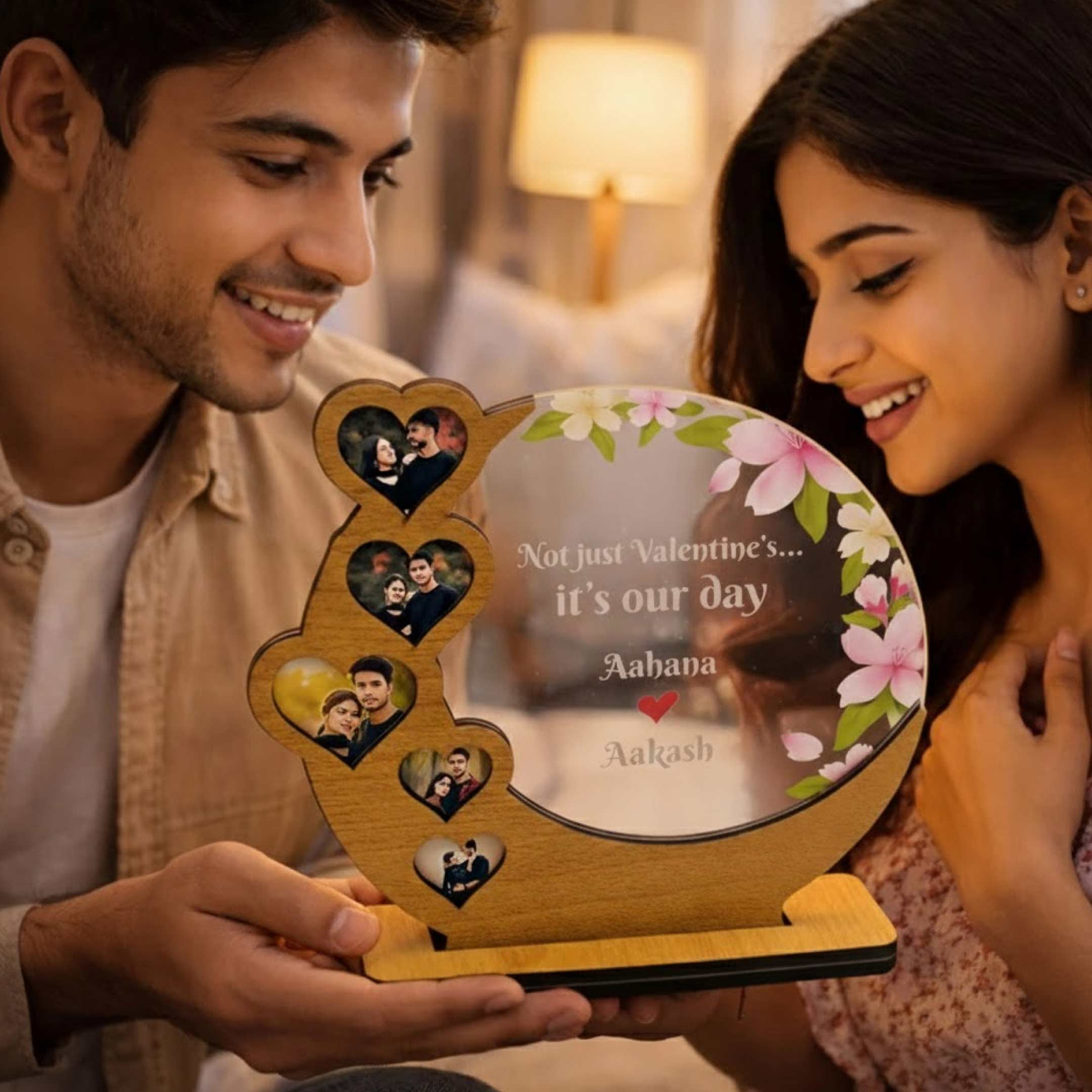 Forever Moments – Personalized Wooden Acrylic Table Frame - Image 3