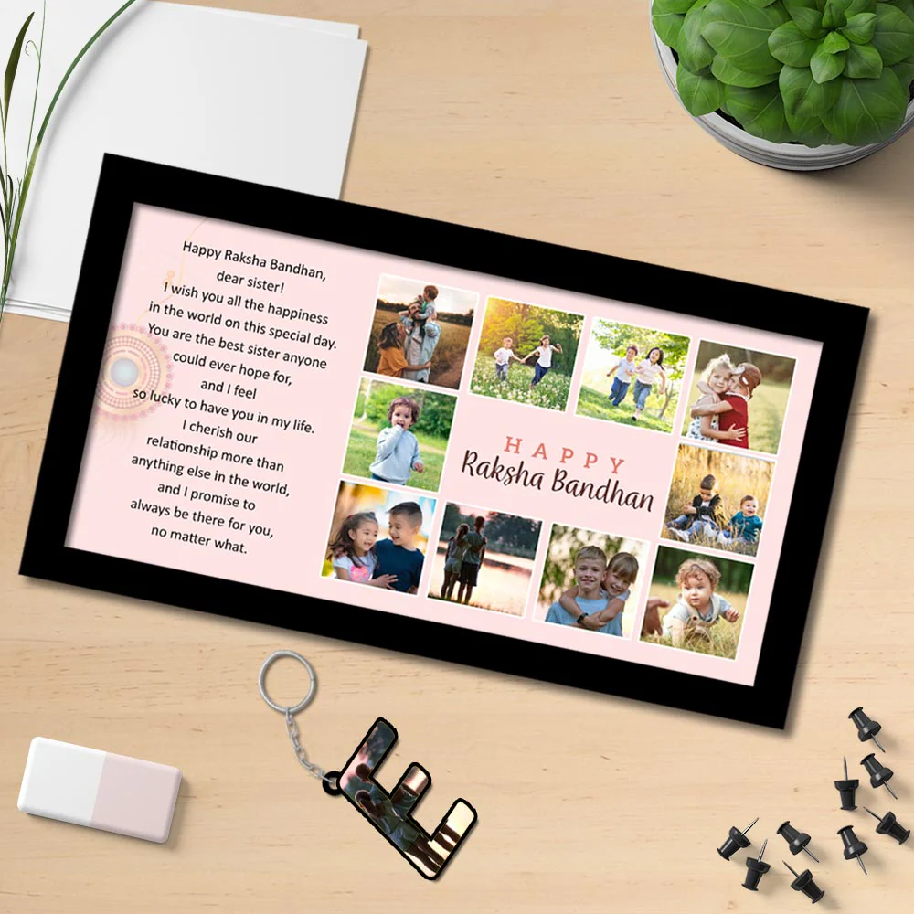 Photo Collage Frame- Return Gifts for Sister-6 x 12 inch - Image 5