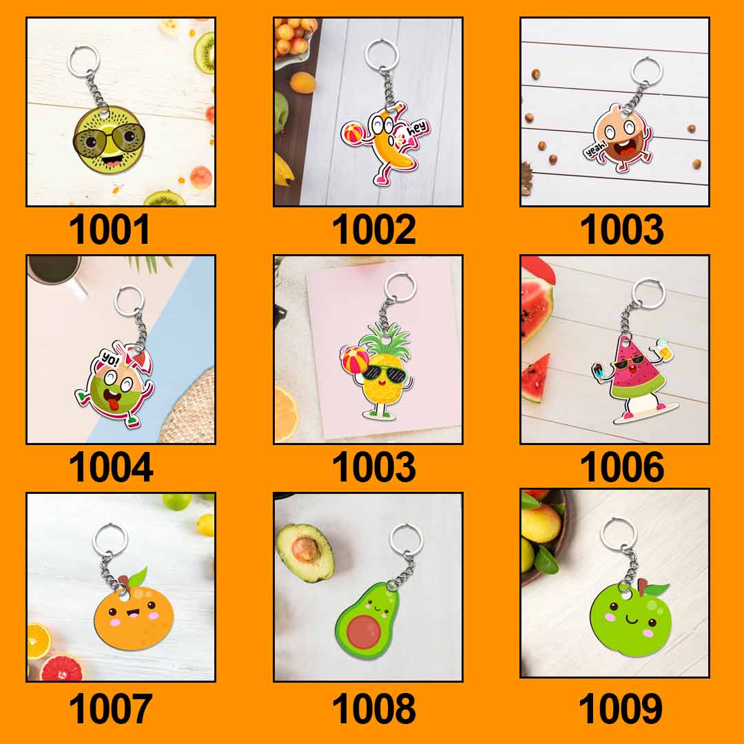 Fruity Delights: Fruit Keychain Collection - Image 20