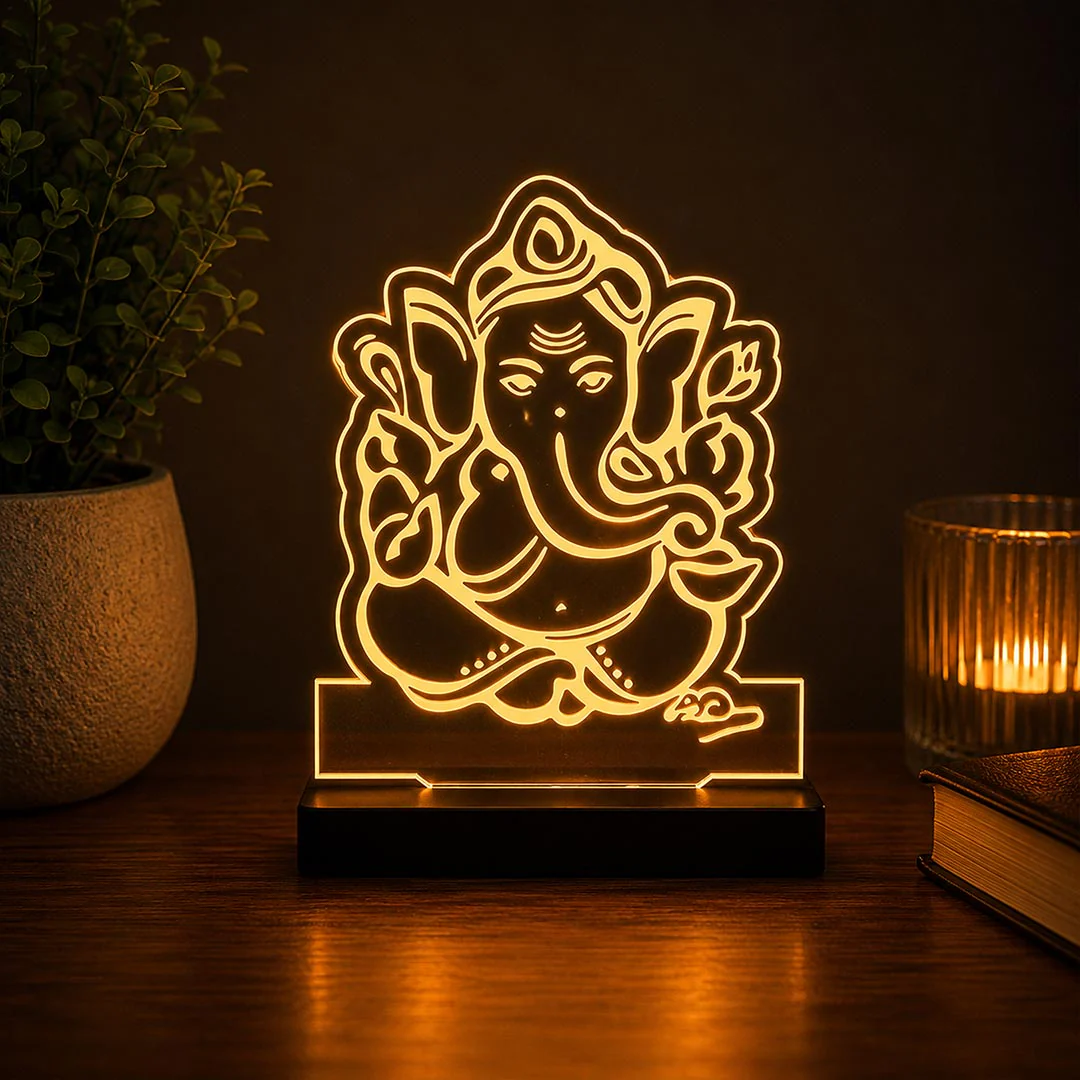 Ganesh ji Car Dashboard Lamp - Image 3