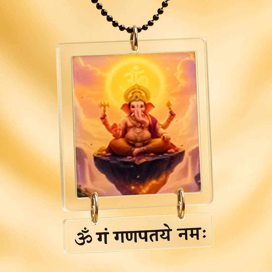 Ganesh Ji Car Hanger – 2×3" - Image 3