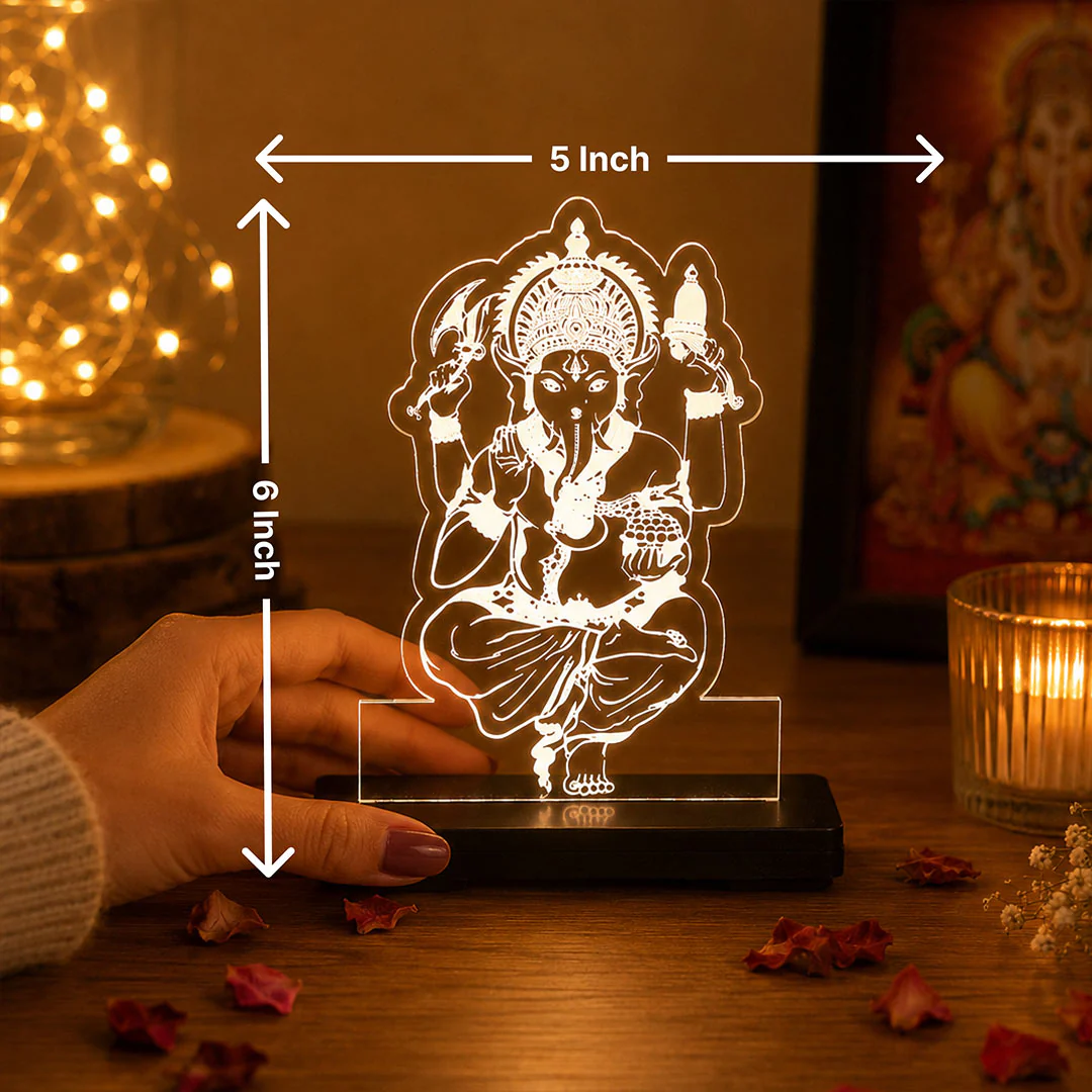 Ganesha Car Dashboard Lamp - Image 2