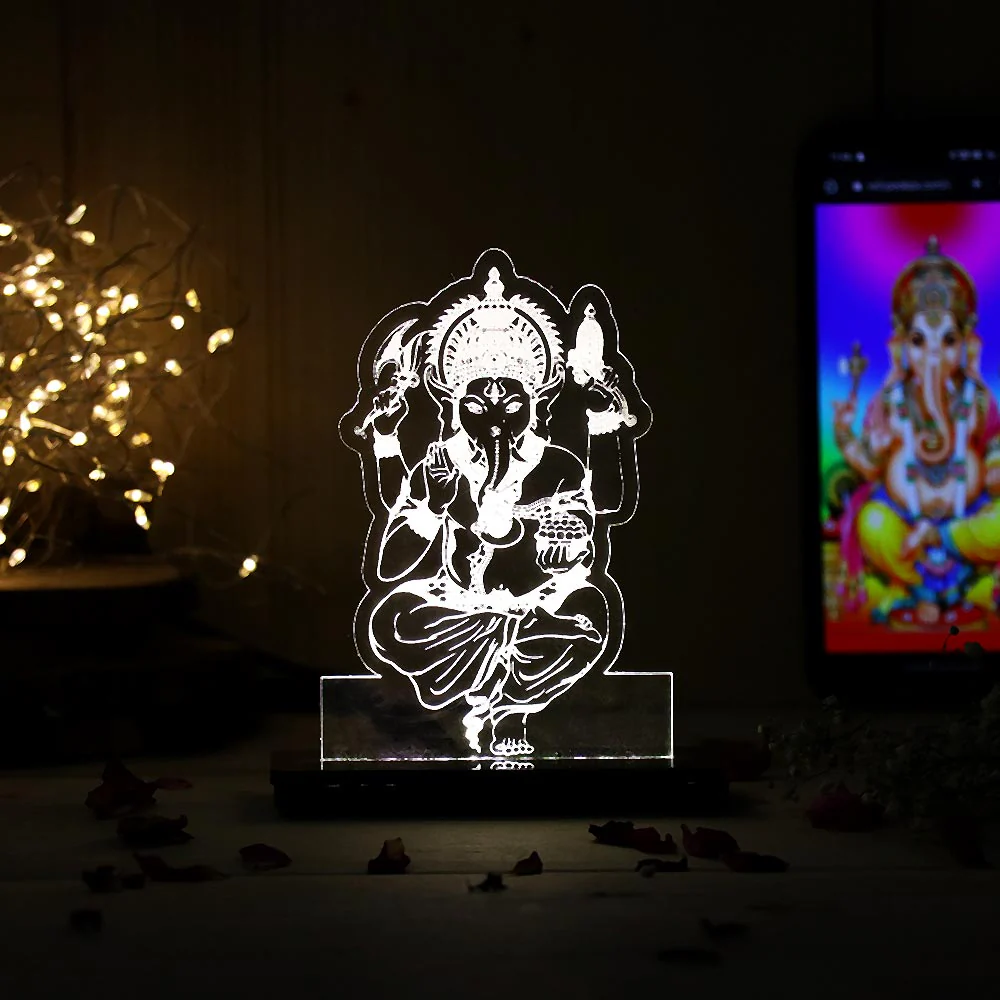 Ganesha Car Dashboard Lamp - Image 4