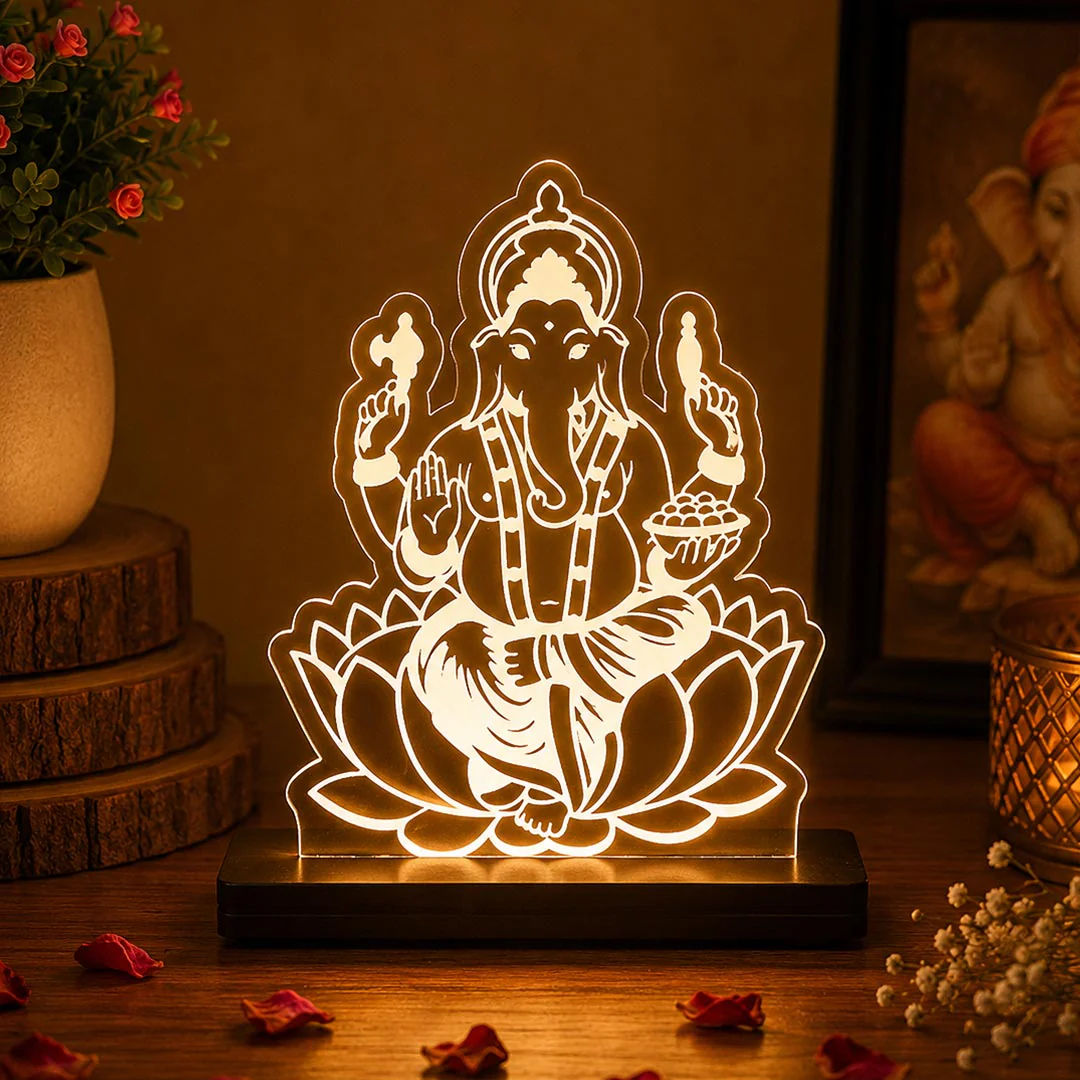 Ganpati Car Dashboard Lamp
