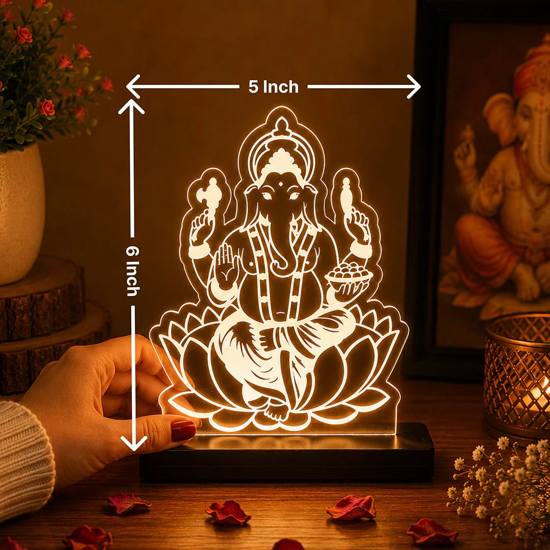 Ganpati Car Dashboard Lamp - Image 2