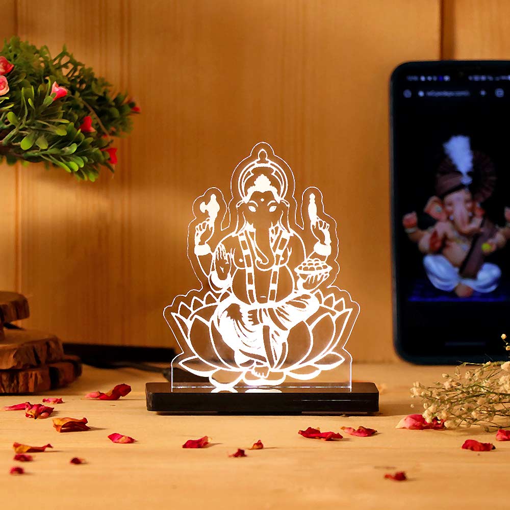 Ganpati Car Dashboard Lamp - Image 4