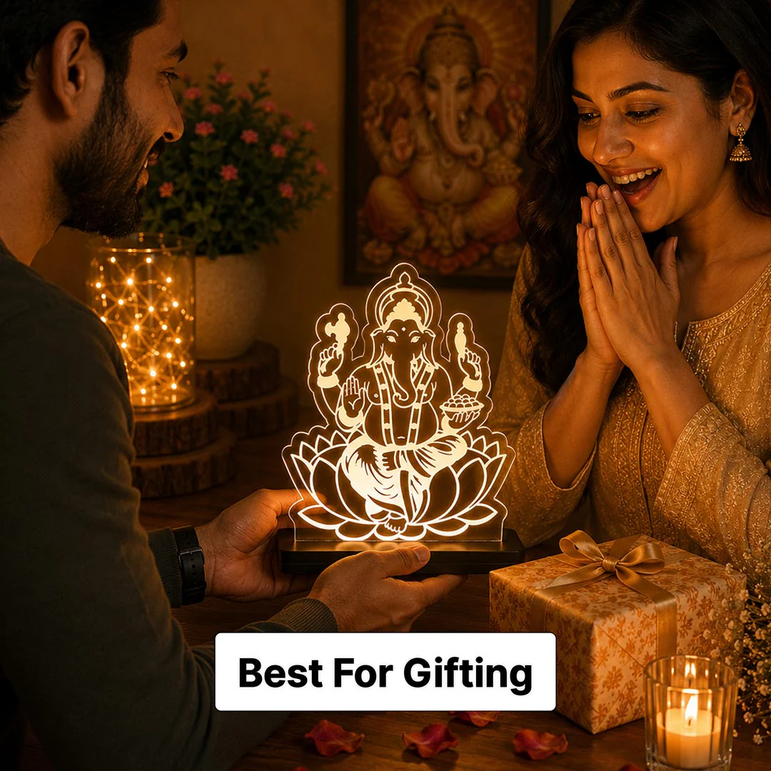 Ganpati Car Dashboard Lamp - Image 7