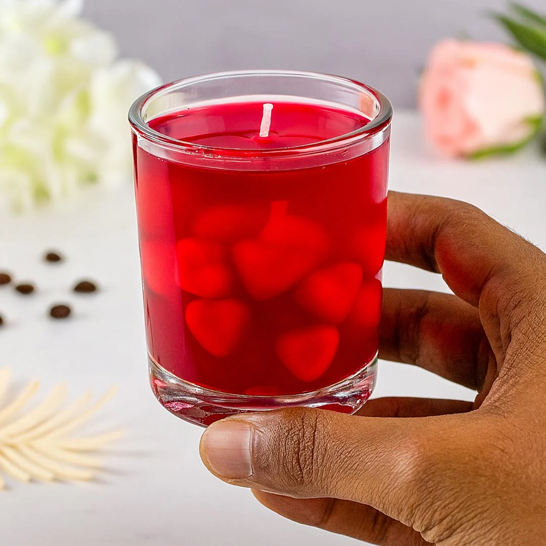 Glass Jar Gel Wax Candle - Image 2